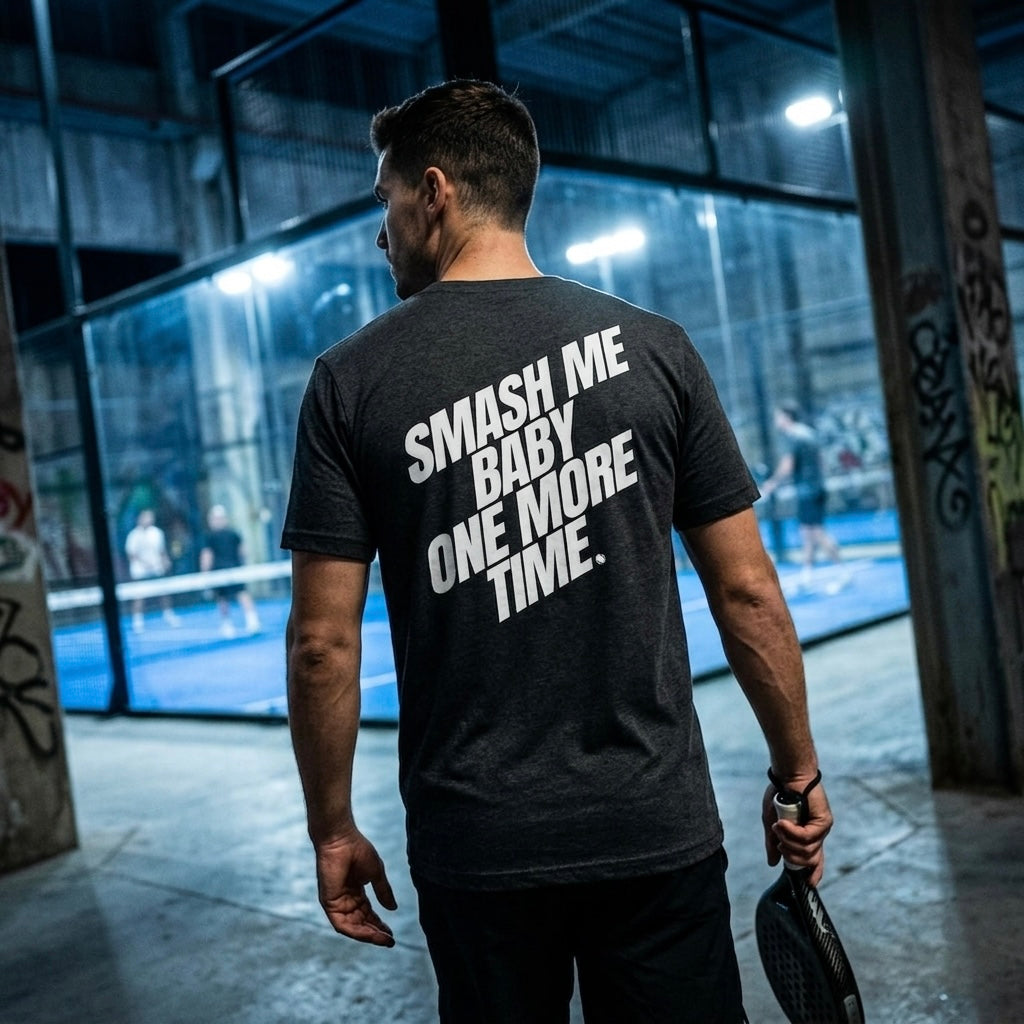Smash Me Baby Organic Padel Tee | LobStory
