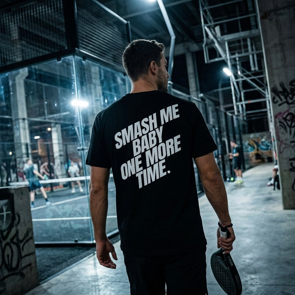 Smash Me Baby Organic Padel Tee | LobStory