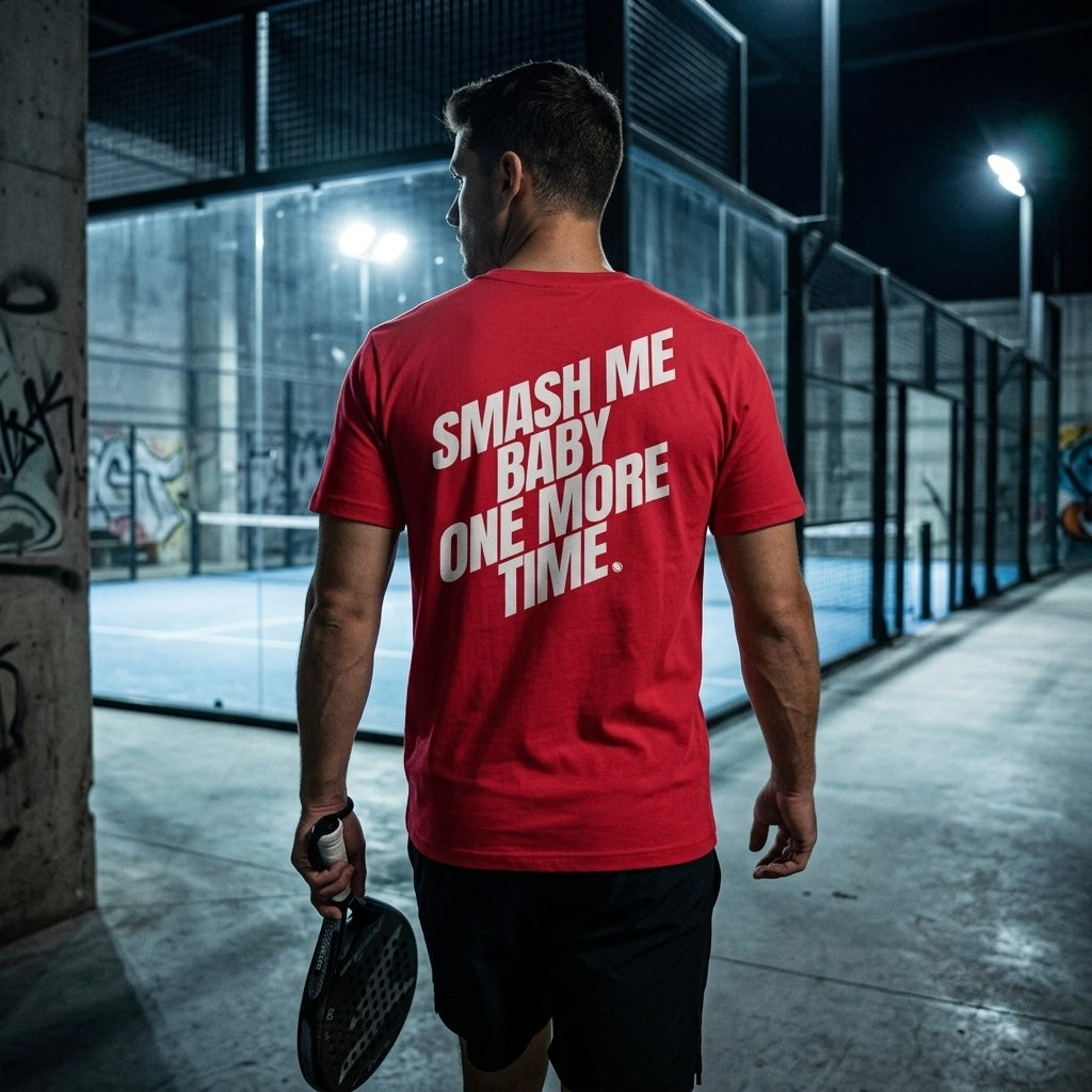 Smash Me Baby Organic Padel Tee | LobStory