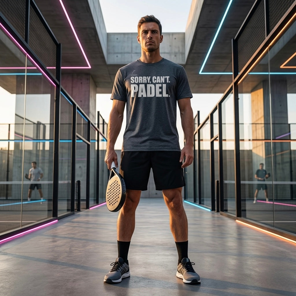 SORRY, CAN'T. PADEL. Unisex tee | LobStory