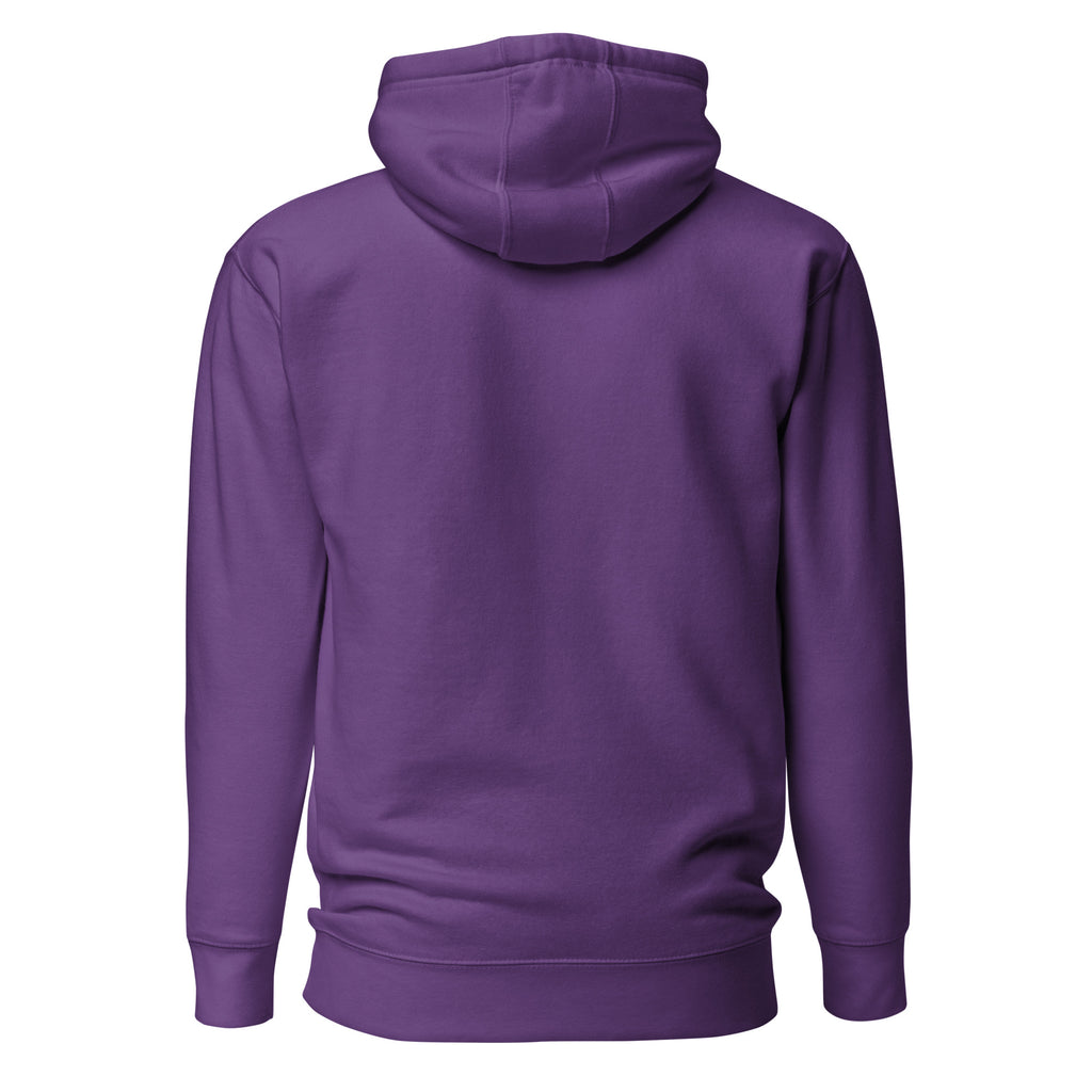 Back view mockup of a premium heavyweight padel lifestyle hoodie by LobStory.